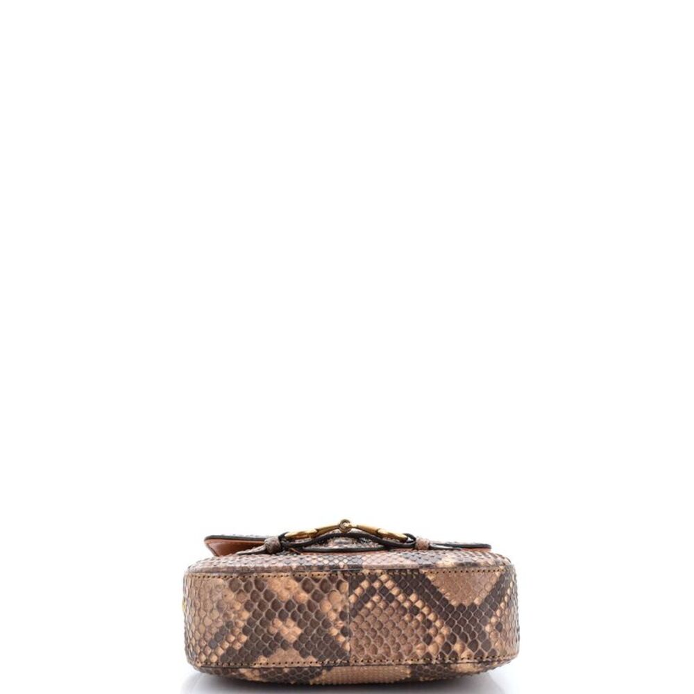 Gucci Lady Web Shoulder Bag Python Medium Brown - Picture 4 of 6